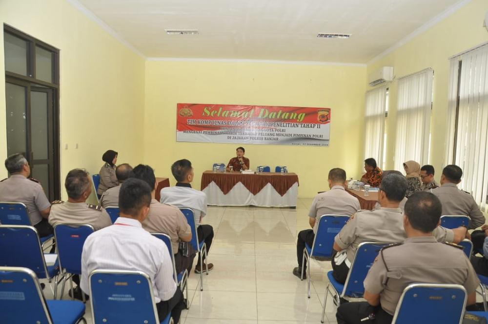 Kompolnas Laksanakan Kunjungan Kerja ke Polres Banjar