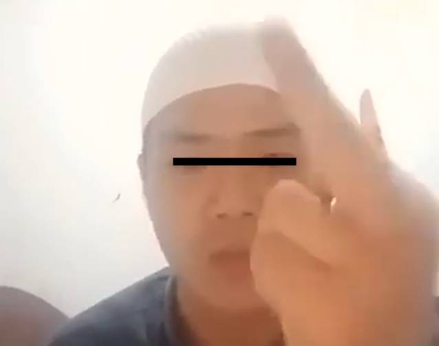 Pemuda Viral yang Ancam Penggal  Polisi yang Menangkap HRS, Tak Berkutik saat Ditangkap