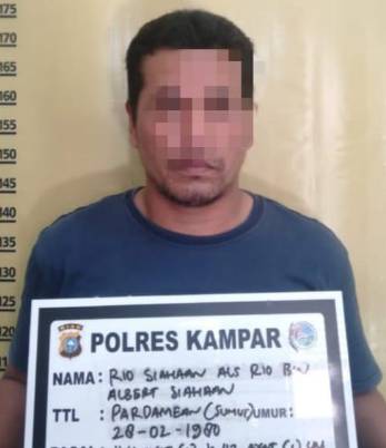 Resnarkoba Polres Kampar Tangkap Pengedar Sabu di Wilayah Bukit Mas Tapung Hulu