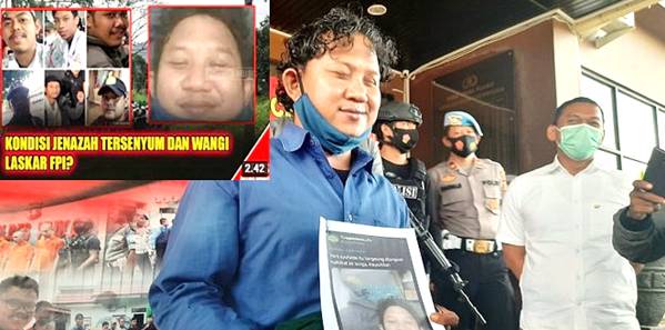Foto Viral Jenazah Laskar FPI Tersenyum Terungkap Hasil Editan, Orangnya Masih Hidup 