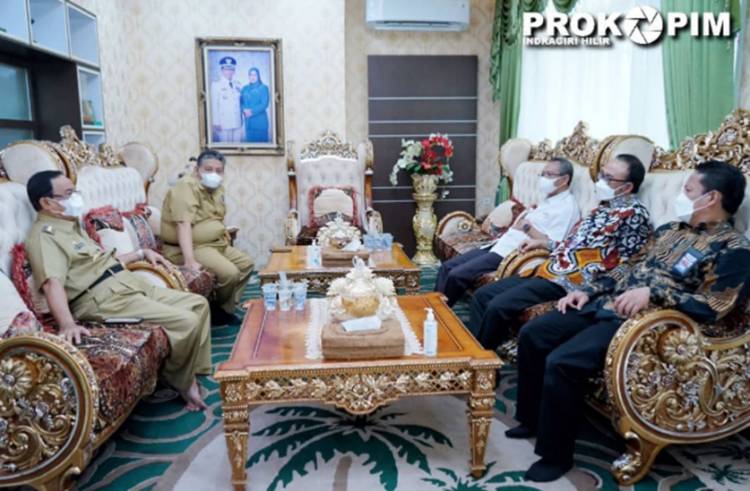 Bupati Inhil HM. Wardan Terima Kunjungan Kepala BPKP Perwakilan Provinsi Riau