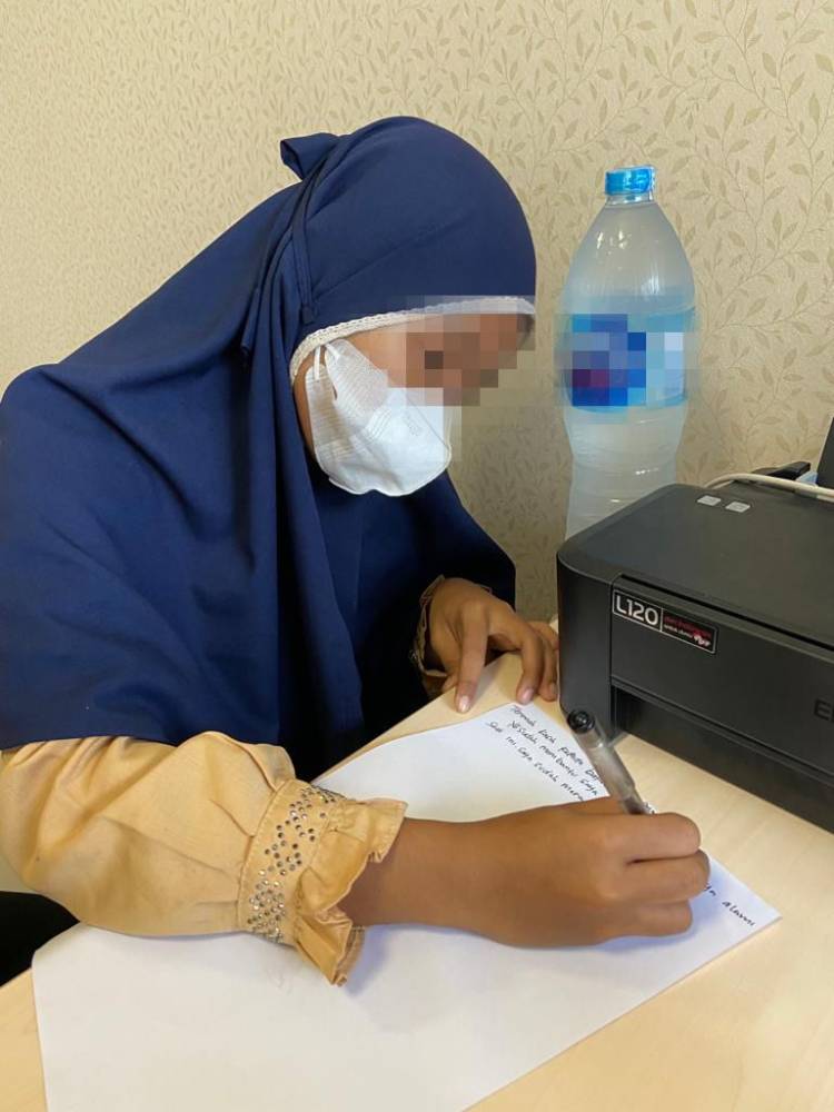 Korban Pemerkosaan di Rohul, Nyaman Dapat Perlindungan Polwan Dan PPA Polda Riau