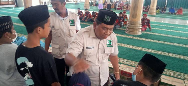 KSJ Rohil Santuni Anak Yatim dan Kaum Dhuafa Juga Serahkan Dana Bantuan Untuk Korban Erupsi Gunung Semeru