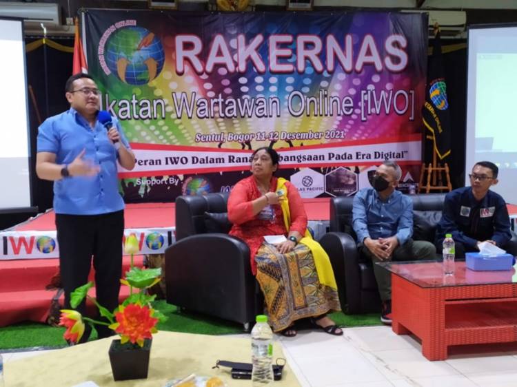 Rakernas IWO 2021 Hadirkan Narsum dari Pemerintah, Parlemen Hingga Jurnalis Nasional