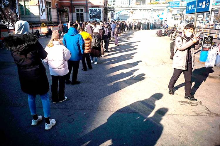Terjadi Lonjakan Kasus Covid-19 di Korsel, Kasus Baru di Atas 7.000
