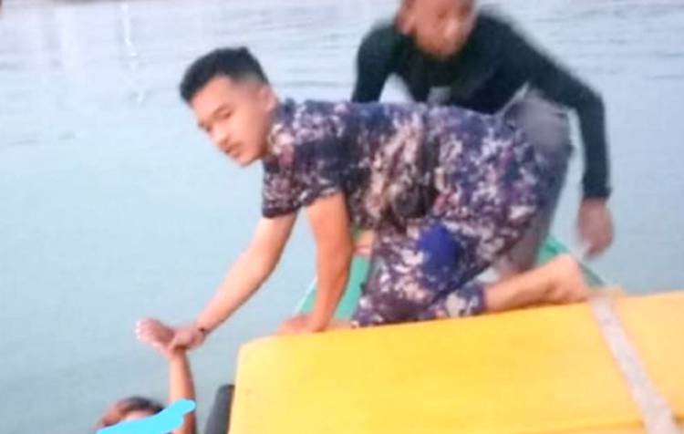 Satpolair Polres Bangka Barat Gagalkan Percobaan Bunuh Diri Seorang Perempuan Muda