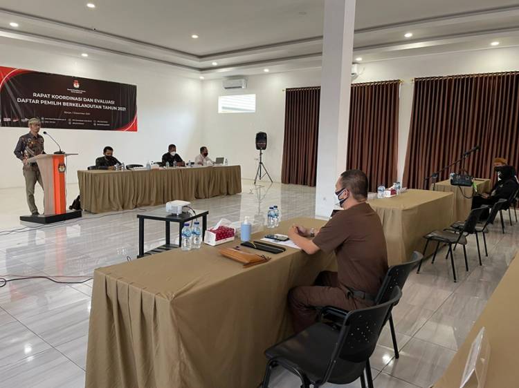KPU Kota Banjar Gelar Rakoor Evaluasi Daftar Pemilih Berkelanjutan Tahun 2021