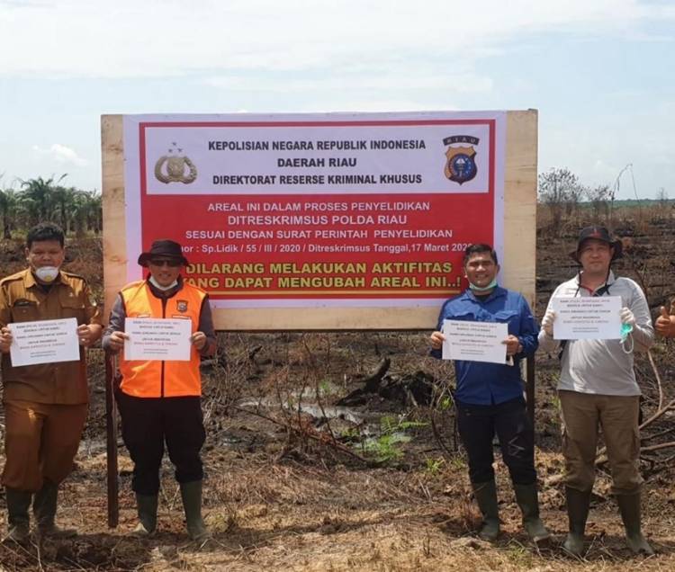 Berkas Lengkap, Polda Riau Akan Serahkan Tersangka dan Barang Bukti Kasus Karhutla PT BMI