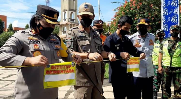 Jaga Kodusifitas Jelang  Pergantian Tahun, Pemkot dan Polres Banjar Tutup Sejumlah Lokasi 
