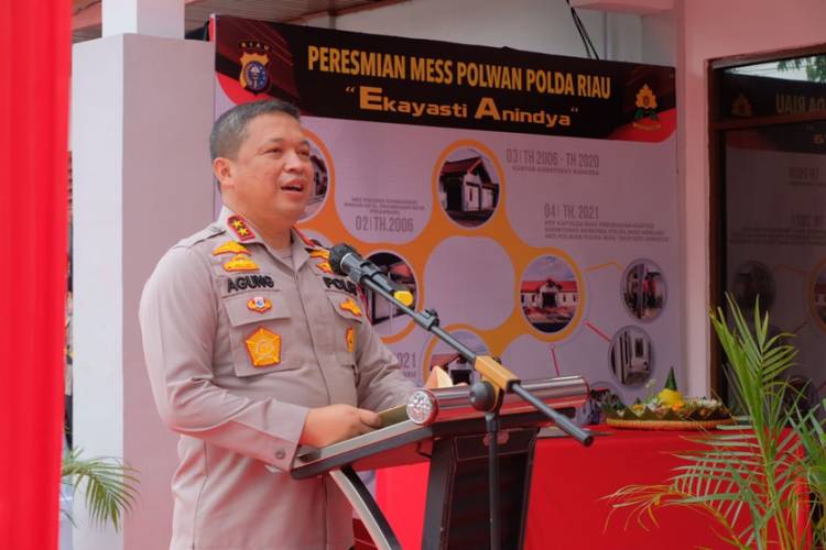 Kapolda Riau Resmikan Penggunaan Mess Polwan &ldquo;Ekayasi Anindya&rdquo; Polda Riau