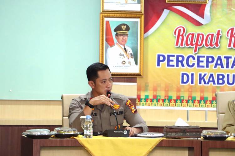 Kapolres Inhil Imbau Satuan Pendidikan dan Peserta Didik untuk Vaksinasi