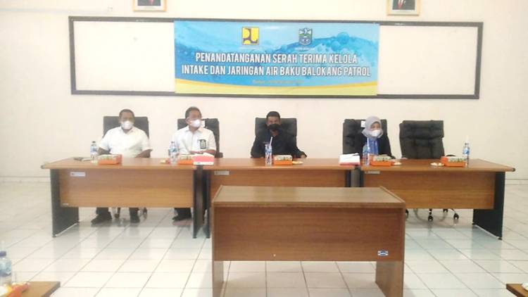 Pemkot Banjar Terima Pengelolaan Transmisi Air Baku Balokang Patrol 