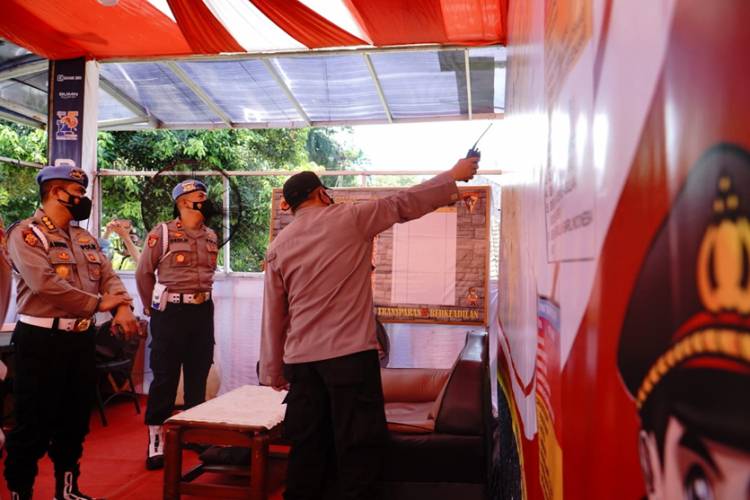 Biro Provost Div Propam Mabes Polri Cek Pos Pam Cijolang Ops Lilin Lodaya Polres Banjar