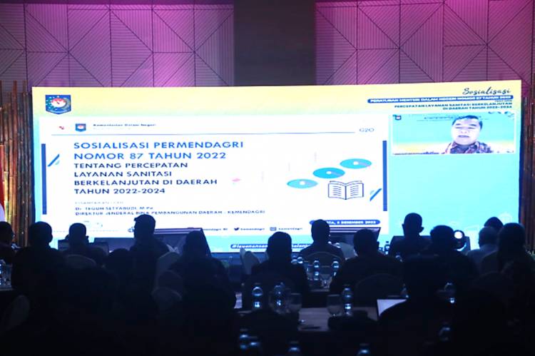 Kemendagri Sosialisasikan Permendagri Nomor 87 Tahun 2022 tentang Akses Sanitasi Berkelanjutan