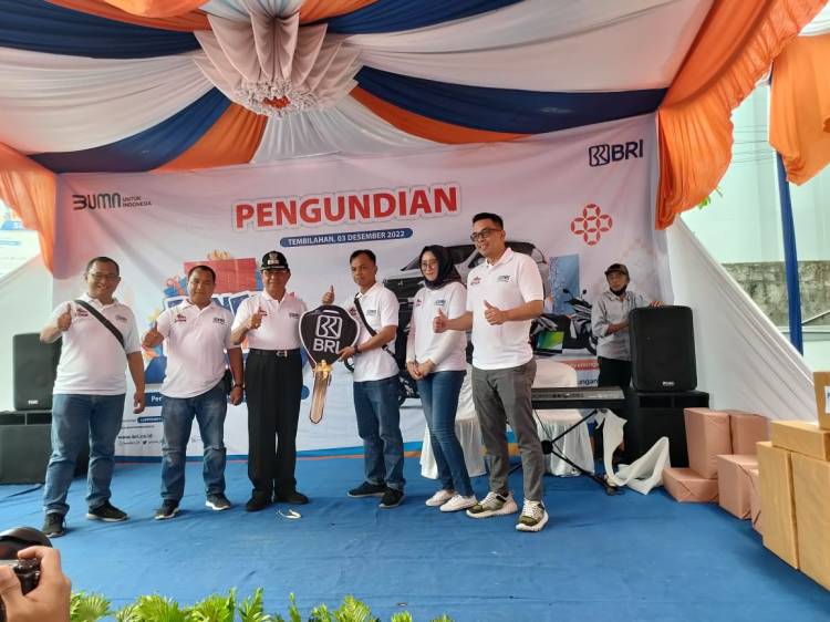 Panen Simpedes BRI Tembilahan Berhadiah Mobil Mitsubishi X Pander Sport MT