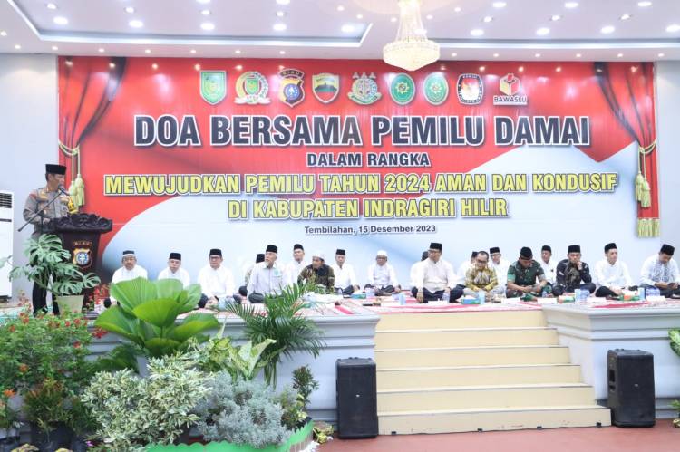 Polres dan Forkopimda Gelar Do'a Bersama untuk Pemilu Damai