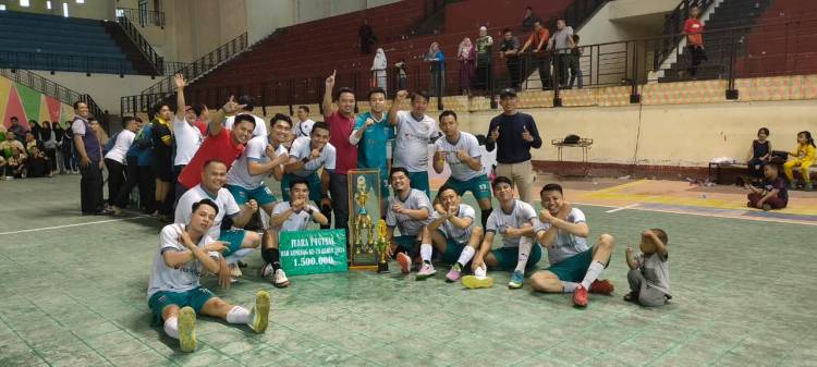 BRK Syariah Tembilahan Konsol Raih Juara Pertama Turnamen HAB ke 78 Kemenag Inhil.