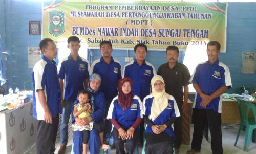 BUMDes Mawar Indah Sungai Tengah Mengadakan Undian Berhadiah