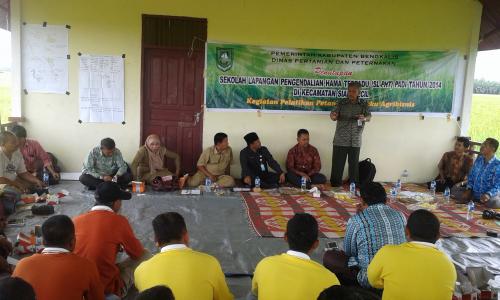 Kelompok Tani Siak kecil dibekali Pelatihan Pengendalian Hama
