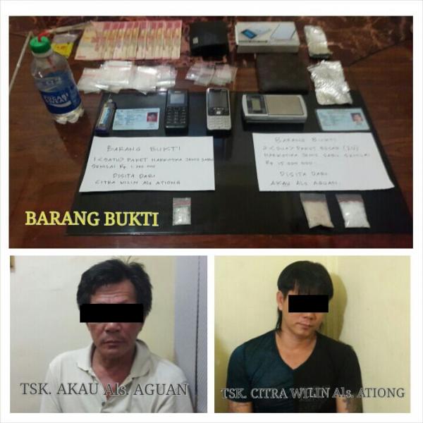 Sempat Hilangkan Barang Bukti, Dua Pengedar Sabu di Selatpanjang Berhasil Dibekuk Polisi 