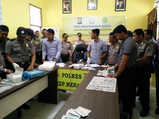11 Polisi Bintara Positif Narkoba, Kapolres Meranti : Saya Tidak Ikhlas Anak Buah Saya Jadi Pengguna Narkoba