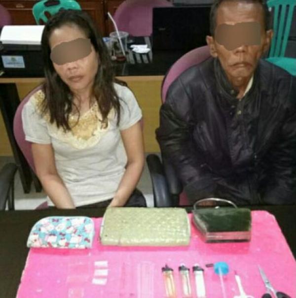 Kompak Jual Sabu, Bapak dan Anak Perempuannya di Tembilahan Dicokok Polisi