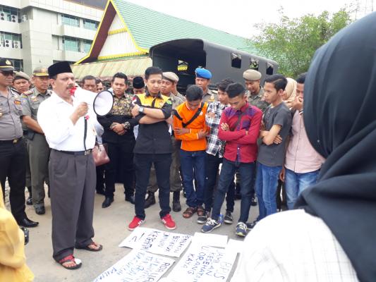 Temui Massa, Ini Kata Sekda Inhil Said Syarifuddin