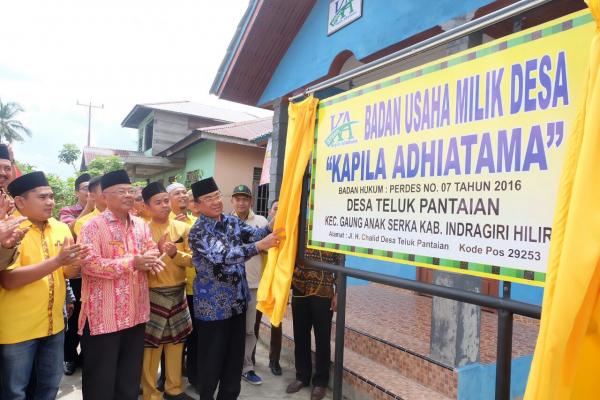 Bupati Inhil Resmikan Pembangunan Program DMIJ di GAS