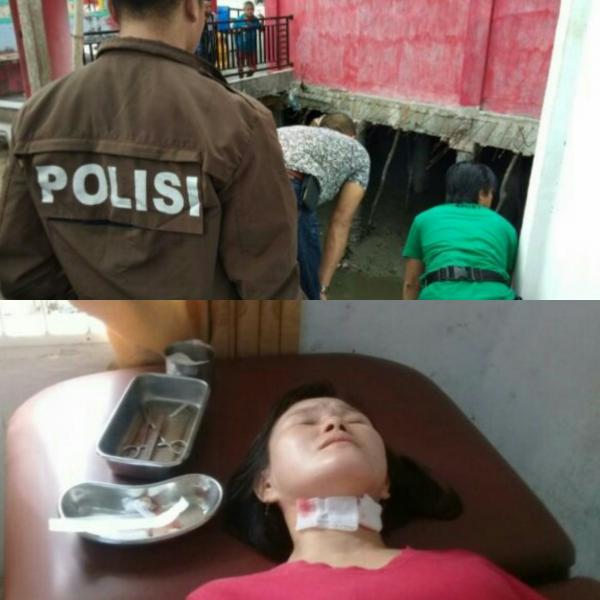 IRT Ini Nyaris Tewas Digorok Orang Tak Dikenal 