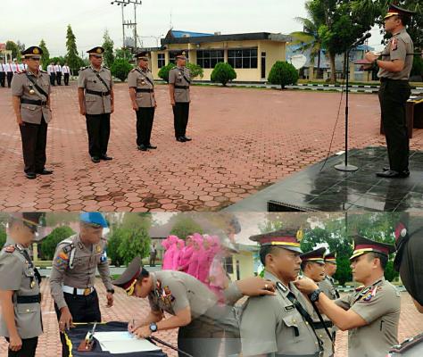 Ini Amanat yang Disampaikan Kapolres Rohil Kepada Jajarannya Saat Gelar Upacara Sertijab