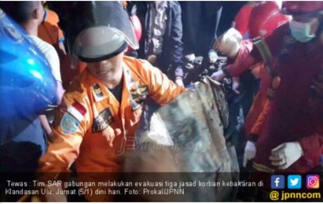 Kebakaran Hebat, Ibu Tewas Terpanggang Sambil Peluk 2 Anak