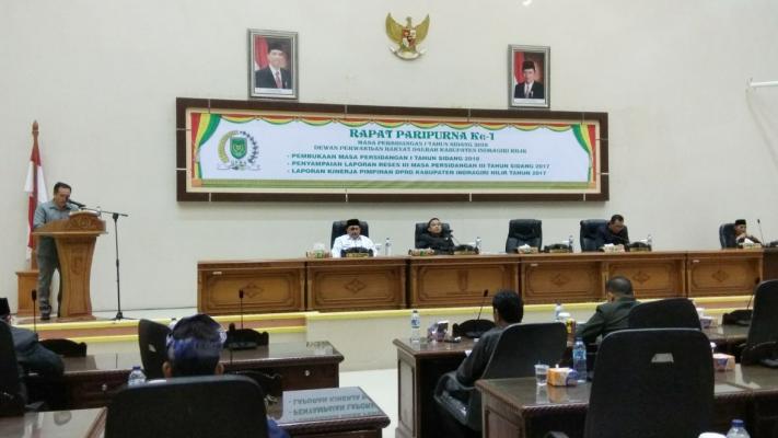 Masuki Masa Persidangan 1 Tahun Sidang 2018, DPRD Inhil Akan Mulai Bahas 80 Ranperda