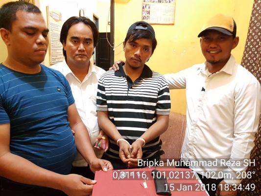 Pengedar Shabu asal Pekanbaru Diciduk Polsek Bangkinang Kota Kampar