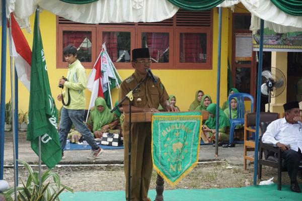 Pengurus PAC Dan Ranting Muslimat NU Dilantik. Zulaikhah Wardan Apresiasi Antusiasme Kaum Ibu Sungai Batang 