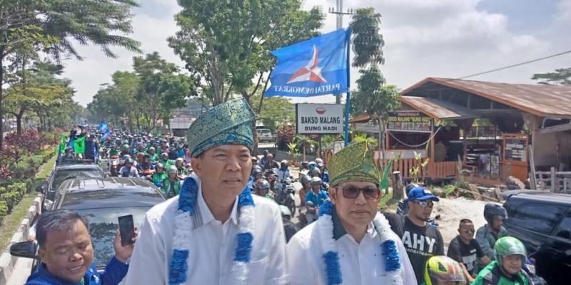  Simpatisan Arak Firdaus - Rusli Keliling Pekanbaru