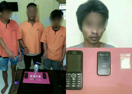 Sat Res Narkoba Polres Rohil Ciduk 4 Pelaku Penyalahgunaan Narkotika di 2 Tempat