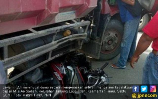 Terseret Truk, Pria 28 Tahun Meninggal Mengenaskan
