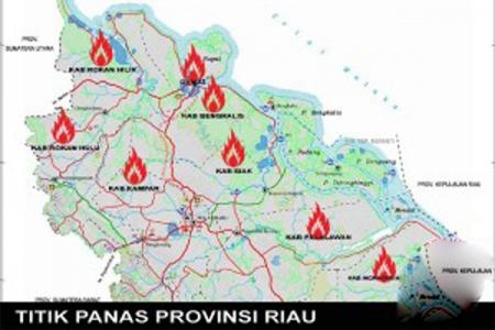 BMKG: 23 Hotspot Terdeteksi di Bengkalis