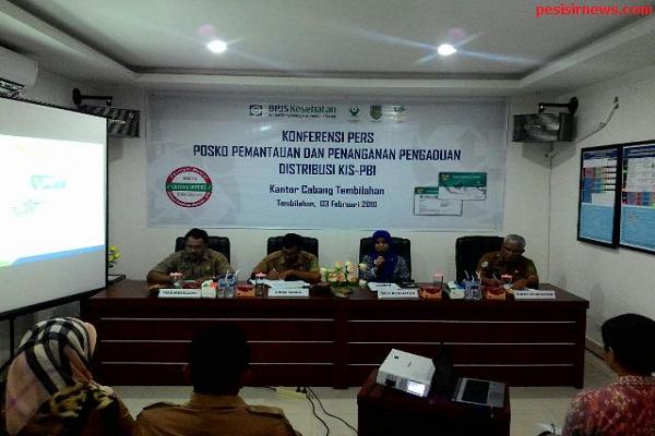 BPJS Kantor Cabang Tembilahan Gelar Konfrensi Pers