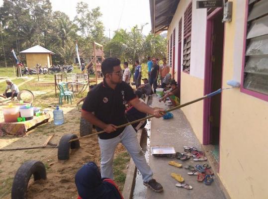 KNPI Bersama Masyarakat Goro di Bukit Melintang Bangkinang