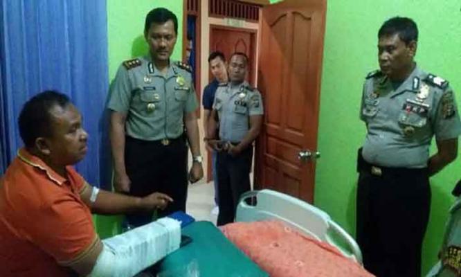 Kapolsek Tebingtinggi Alami Patah Tangan Saat Grebek Pelaku Narkoba di Meranti