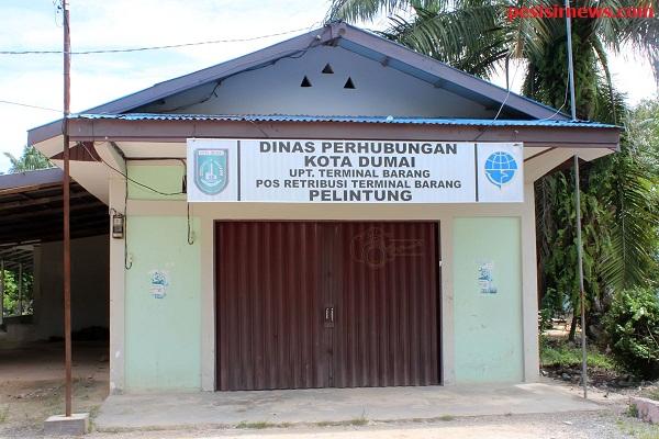 Keberadaan Pos Retribusi Dishub di Pelintung Diduga Ganggu Arus Lalu Lintas, Tidak Difungsikan Sementara