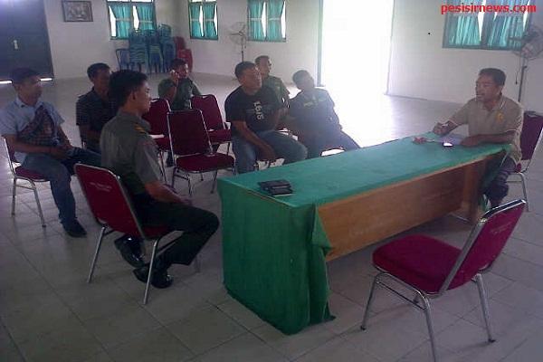 Kodim Inhil dan PWI Gelar Rapat Persiapan Kodim Cup