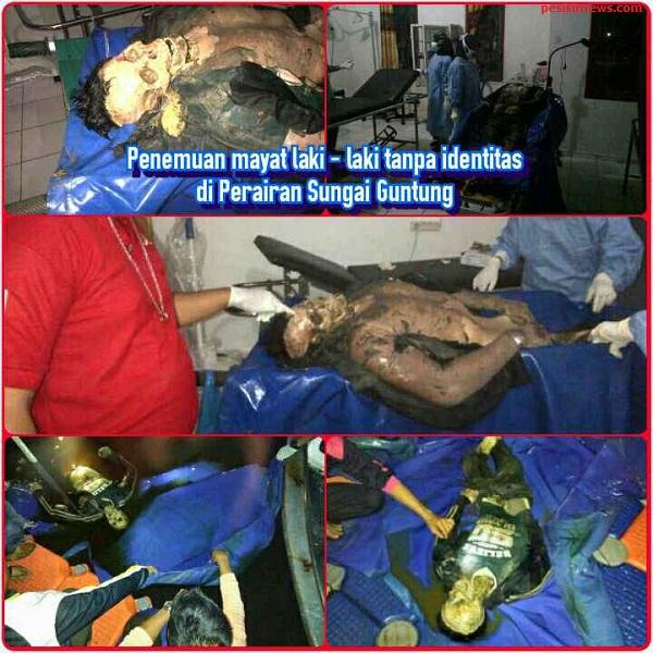 Mayat Lelaki Ditemukan di Sungai Guntung, Kondisinya Sangat Tragis