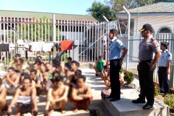 Shabu dan Uang Jutaan Rupiah Ditemukan Saat 730 Napi di Rutan Kelas II B Kota Dumai Digeledah