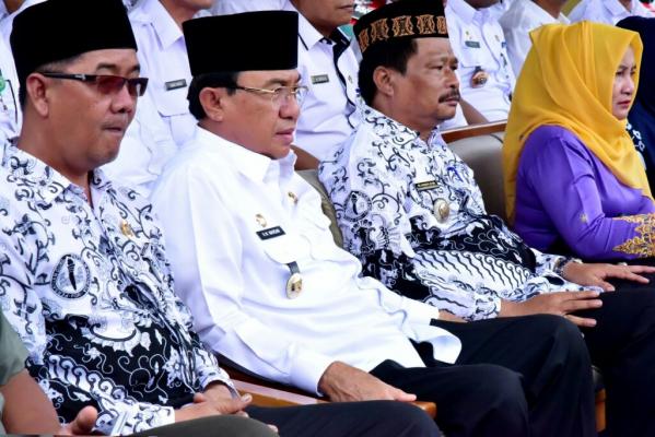 Bupati Inhil Terima Curhatan PGRI