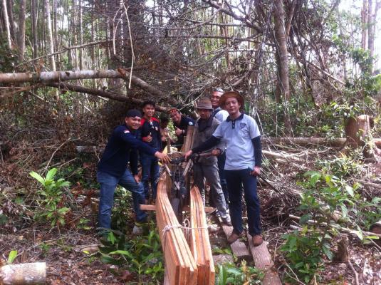 Buru Ilog di Tanjung Peranap, Polisi Temukan Satu Terduga Pelaku 