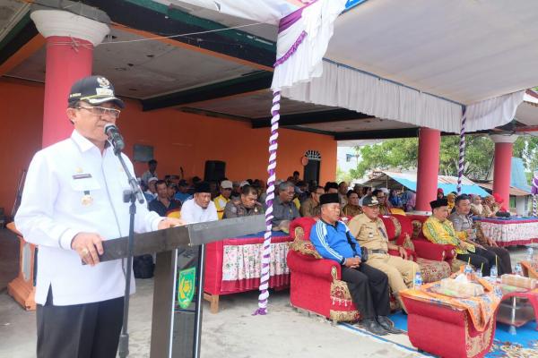 Bupati Inhil Buka Serangkaian Iven Lomba Olahraga Dan Seni Tingkat SMP Se - Inhil Utara
