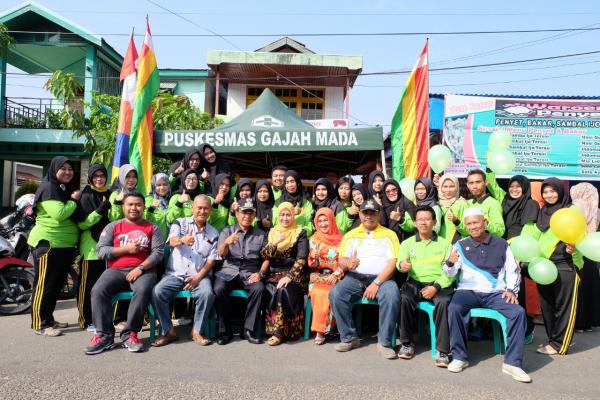 Bupati Inhil Resmikan RTK Puskesmas Gajah Mada Tembilahan