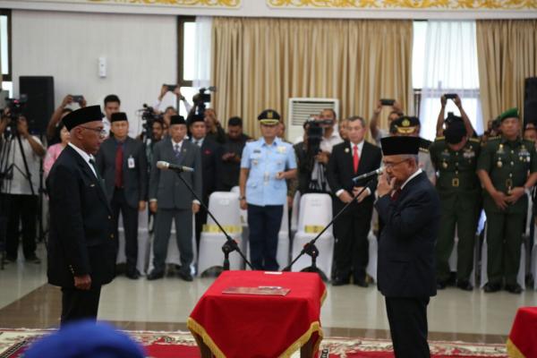 HM Wardan Cuti, Gubri Lantik Pj Bupati Inhil